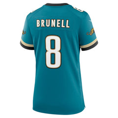 NFL Mark Brunell Jacksonville Jaguars Women's Prowler Throwback Retired Player Game Jersey - Teal