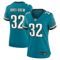 NFL Maurice Jones-Drew Jacksonville Jaguars Women's Prowler Throwback Retired Player Game Jersey - Teal
