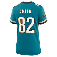 NFL Jimmy Smith Jacksonville Jaguars Women's Prowler Throwback Retired Player Game Jersey - Teal