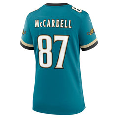 NFL Keenan McCardell Jacksonville Jaguars Women's Prowler Throwback Retired Player Game Jersey - Teal