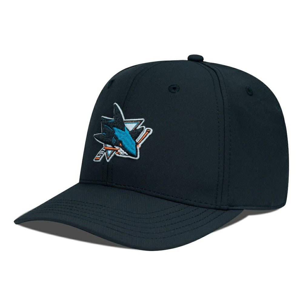 NHL San Jose Sharks Levelwear Rise Flex Hat - Black