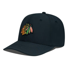 NHL Chicago Blackhawks Levelwear Rise Flex Hat - Black