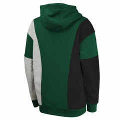 Milwaukee Bucks Youth Ace In the Hole Pullover Hoodie Hunter Green