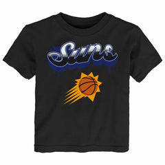 Phoenix Suns Youth Bubbly Script T-Shirt Black
