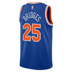 NBA Mikal Bridges New York Knicks Youth Swingman Jersey - Icon Edition - Blue