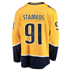 NHL Steven Stamkos Nashville Predators Fanatics Home Premier Breakaway Player Jersey - Gold