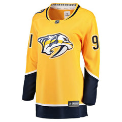 NHL Steven Stamkos Nashville Predators Fanatics Women's Home Premier Breakaway Player Jersey Breakaway Jersey - Gold
