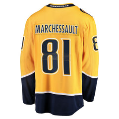 NHL Jonathan Marchessault Nashville Predators Fanatics Home Premier Breakaway Player Jersey - Gold