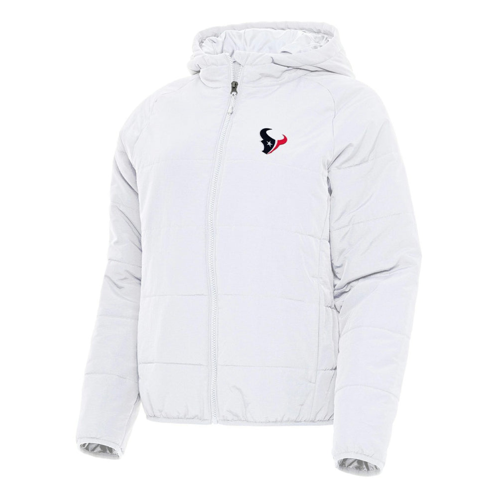 Houston Texans Antigua Women's Universe Full-Zip Hoodie Jacket White