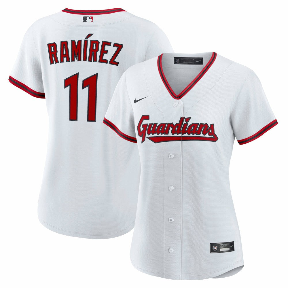 MLB Jos¨¦ Ram¨ªrez Cleveland Guardians Nike Women's Home Replica Jersey - White