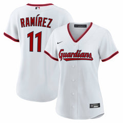 MLB Jos¨¦ Ram¨ªrez Cleveland Guardians Nike Women's Home Replica Jersey - White