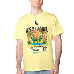 Chicago White Sox Margaritaville Five O'Clock Graphic T-Shirt - Yellow T-shirts