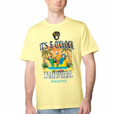 Milwaukee Brewers Margaritaville Five O'Clock Graphic T-Shirt - Yellow T-shirts