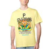 Pittsburgh Pirates Margaritaville Five O'Clock Graphic T-Shirt - Yellow T-shirts