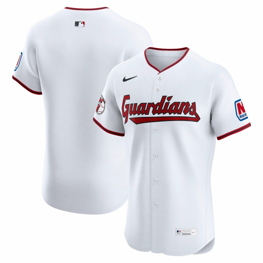 MLB Cleveland Guardians Nike Home Elite Jersey - White
