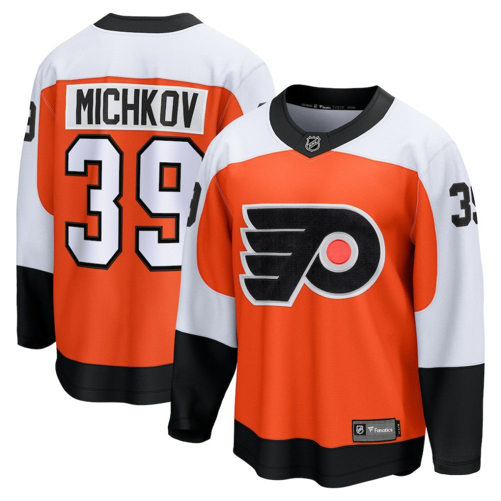 NHL Matvei Michkov Philadelphia Flyers Fanatics Home Premier Breakaway Player Jersey - Orange