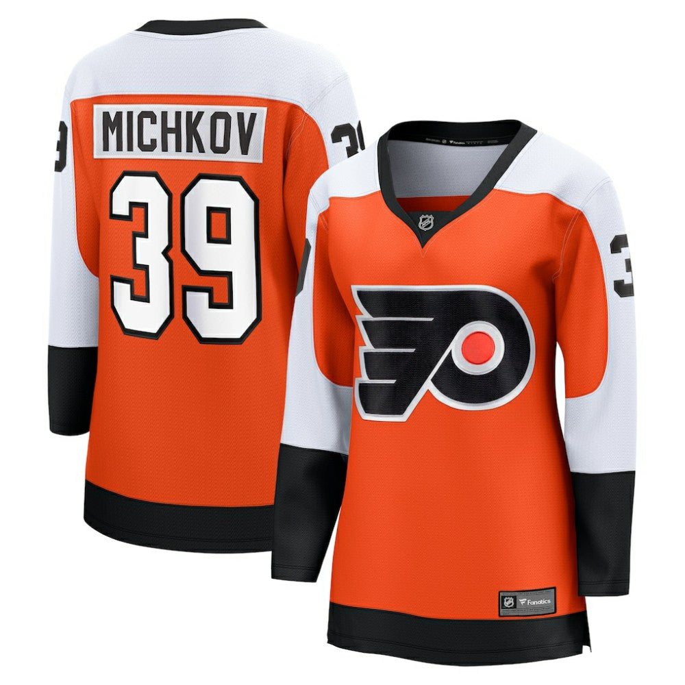 NHL Matvei Michkov Philadelphia Flyers Fanatics Women's Home Breakaway Jersey - Orange