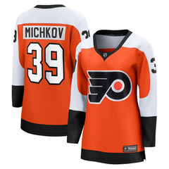 NHL Matvei Michkov Philadelphia Flyers Fanatics Women's Home Breakaway Jersey - Orange