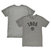 Chelsea 1863FC Established Year Vintage Tri-Blend T-Shirt Heather Gray