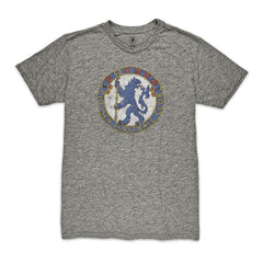 Chelsea 1863FC Retro Badge Vintage Tri-Blend T-Shirt Heather Gray shop