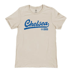 Chelsea 1863FC Script T-Shirt Tan