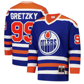 NHL Wayne Gretzky Edmonton Oilers 1979-80 Power Play Jersey - Royal