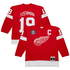 NHL Steve Yzerman Detroit Red Wings 1996-97 Power Play Jersey - Scarlet