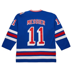 NHL Mark Messier New York Rangers 1993-94 Power Play Jersey - Royal