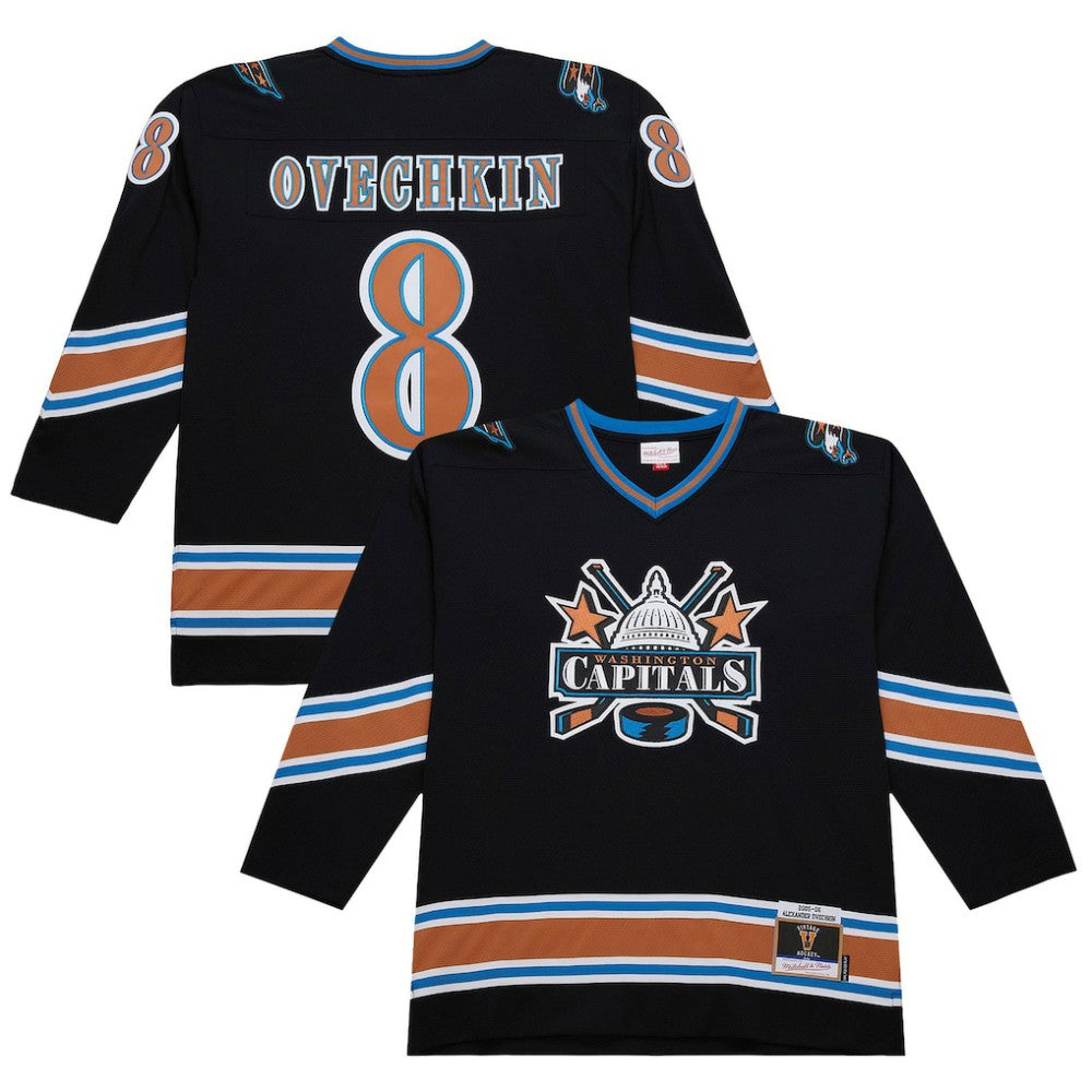 NHL Alexander Ovechkin Washington Capitals Mitchell & Ness 2005/06 Power Play Jersey - Black