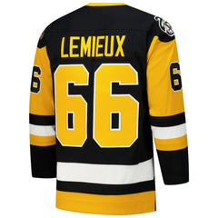 NHL Mario Lemieux Pittsburgh Penguins 1991-92 Power Play Jersey - Black