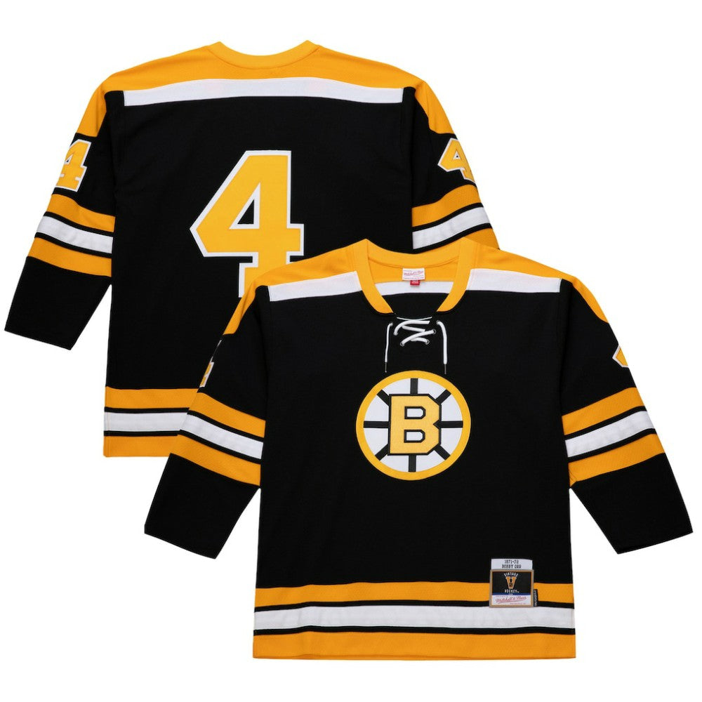 NHL Bobby Orr Boston Bruins 1971-72 Power Play Jersey - Black
