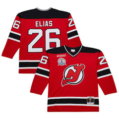 NHL Patrik Elias New Jersey Devils 1999-00 Power Play Jersey - Red