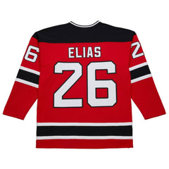 NHL Patrik Elias New Jersey Devils 1999-00 Power Play Jersey - Red
