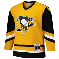 NHL Mario Lemieux Pittsburgh Penguins 1984-85 Power Play Jersey - Gold