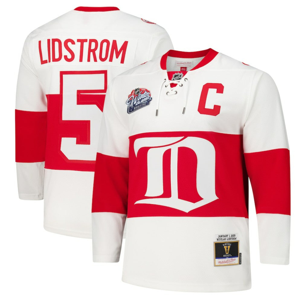 NHL Nicklas Lidstrom Detroit Red Wings 2008-09 Power Play Jersey - White