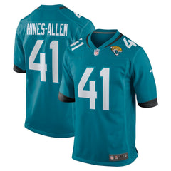 NFL Josh Hines-Allen Jacksonville Jaguars Player Game Jersey - Teal