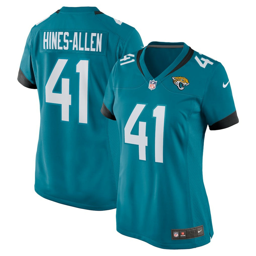 NFL Josh Hines-Allen Jacksonville Jaguars Women's Player Game Jersey - Teal