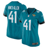 NFL Josh Hines-Allen Jacksonville Jaguars Women's Player Game Jersey - Teal