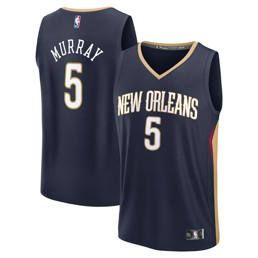 NBA Dejounte Murray New Orleans Pelicans Fast Break Replica Player Jersey - Icon Edition - Navy