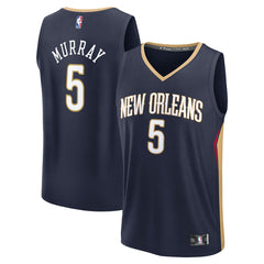 NBA Dejounte Murray New Orleans Pelicans Fast Break Replica Player Jersey - Icon Edition - Navy