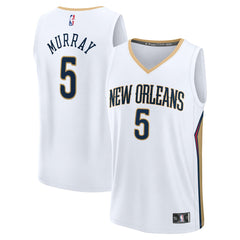 NBA Dejounte Murray New Orleans Pelicans Fast Break Replica Player Jersey - Association Edition - White