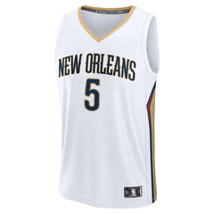 NBA Dejounte Murray New Orleans Pelicans Youth Fast Break Replica Player Jersey - Association - White Edition
