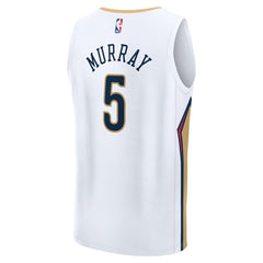 NBA Dejounte Murray New Orleans Pelicans Youth Fast Break Replica Player Jersey - Association - White Edition
