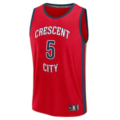 NBA Dejounte Murray New Orleans Pelicans Fast Break Replica Player Jersey - Statement Edition - Red