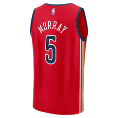 NBA Dejounte Murray New Orleans Pelicans Youth Fast Break Replica Player Jersey - Statement Edition - Red