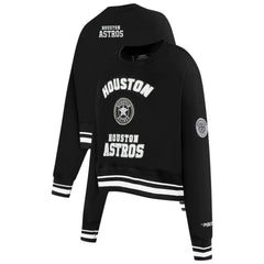Houston Astros Pro Standard Women's Pearl Cropped Pullover Sweatshirt
- Black Pullover