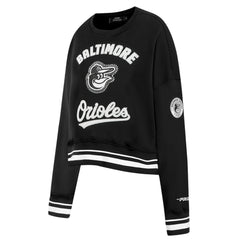 Baltimore Orioles Pro Standard Women's Pearl Cropped Pullover Sweatshirt
- Black Pullover