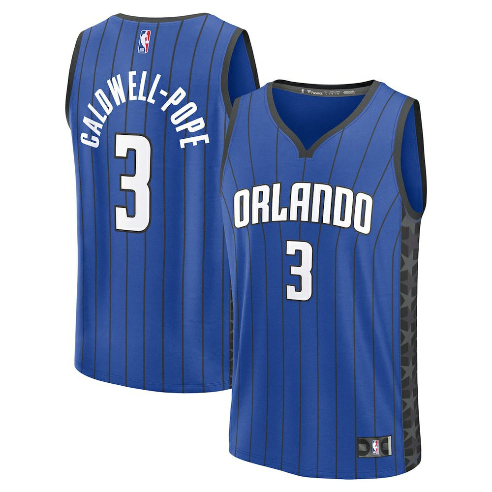 NBA Kentavious Caldwell-Pope Orlando Magic Fast Break Replica Player Jersey - Statement Edition - Blue
