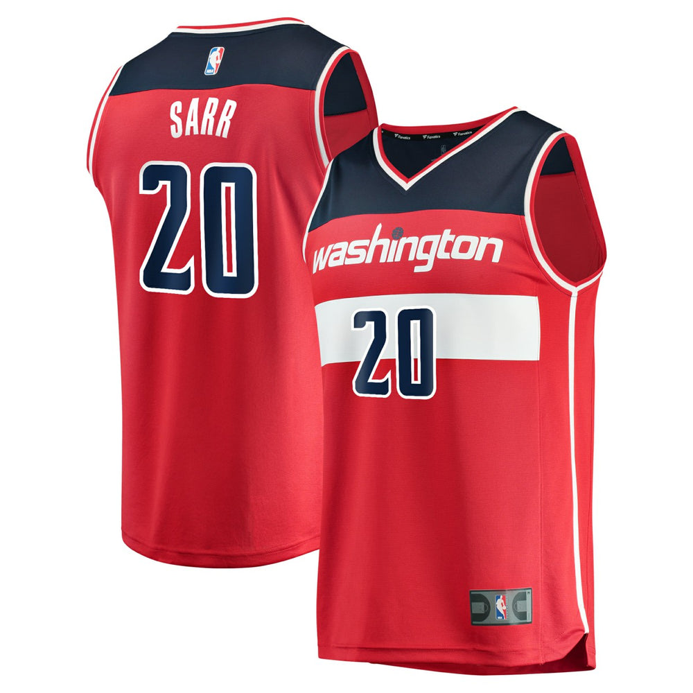 NBA Alexandre Sarr Washington Wizards Fast Break Replica Player Jersey - Icon Edition - Red