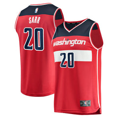 NBA Alexandre Sarr Washington Wizards Fast Break Replica Player Jersey - Icon Edition - Red